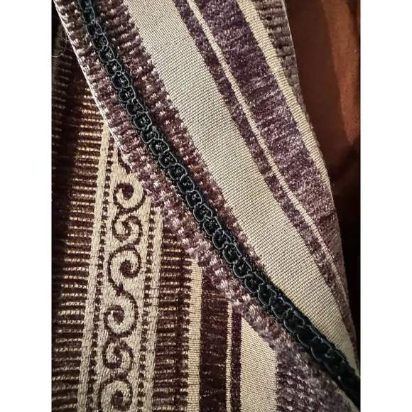 Vintage Traditional General Store Cotton tapestry open front jacket Unique M - Picture 5 of 8